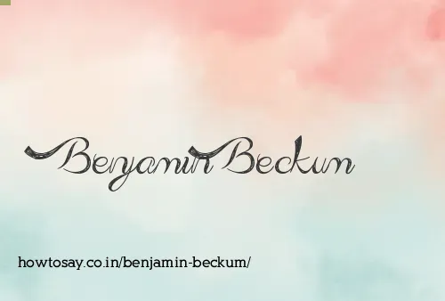 Benjamin Beckum