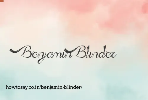 Benjamin Blinder