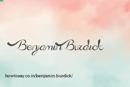 Benjamin Burdick
