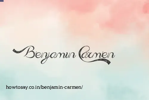 Benjamin Carmen