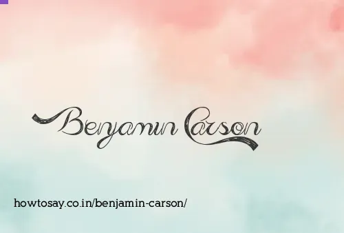 Benjamin Carson