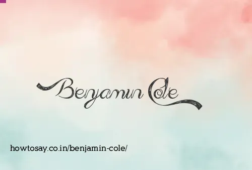 Benjamin Cole