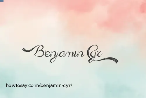 Benjamin Cyr