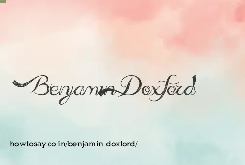 Benjamin Doxford