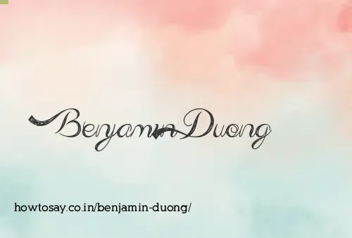 Benjamin Duong