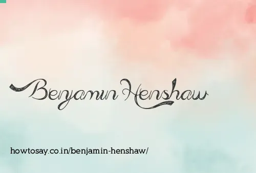 Benjamin Henshaw