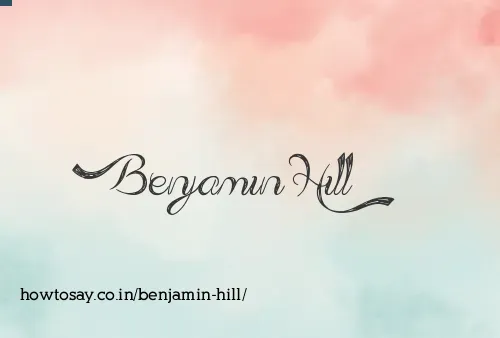 Benjamin Hill