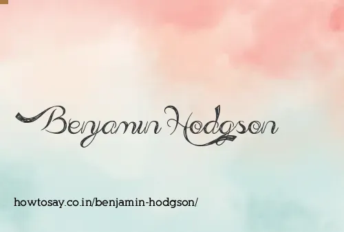 Benjamin Hodgson