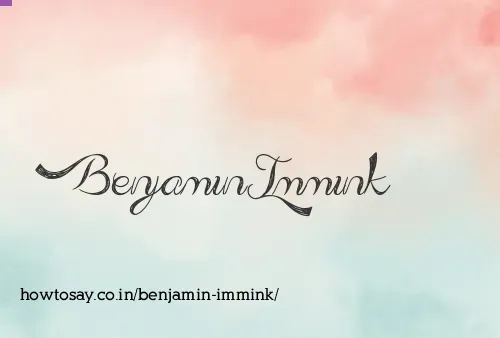 Benjamin Immink