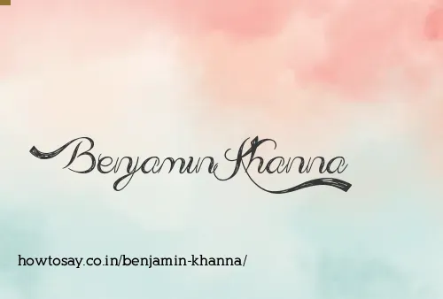 Benjamin Khanna