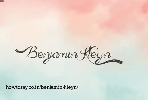 Benjamin Kleyn