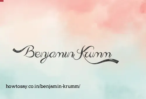Benjamin Krumm