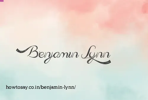 Benjamin Lynn