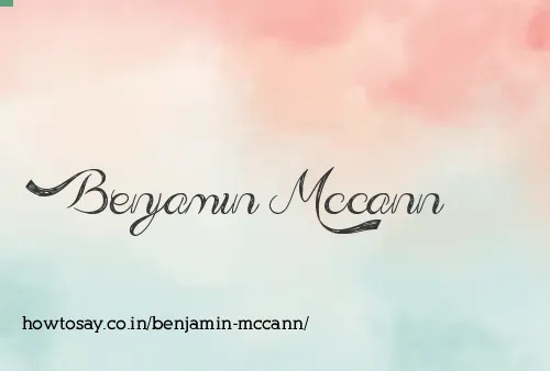 Benjamin Mccann