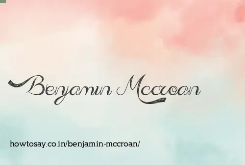Benjamin Mccroan