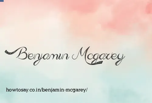 Benjamin Mcgarey