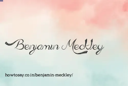 Benjamin Meckley