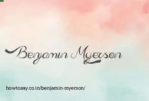 Benjamin Myerson
