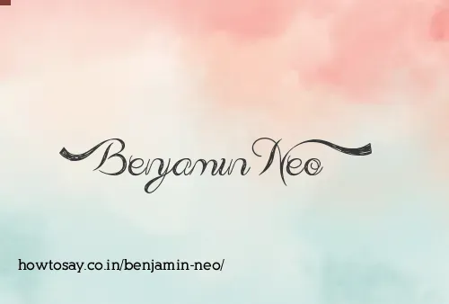 Benjamin Neo