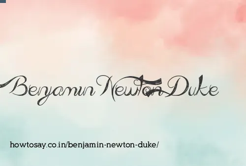 Benjamin Newton Duke