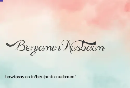 Benjamin Nusbaum