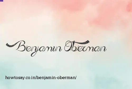 Benjamin Oberman