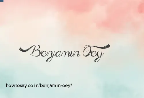 Benjamin Oey
