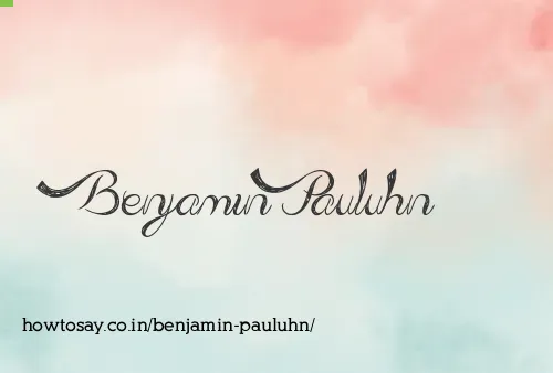 Benjamin Pauluhn
