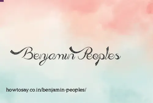 Benjamin Peoples