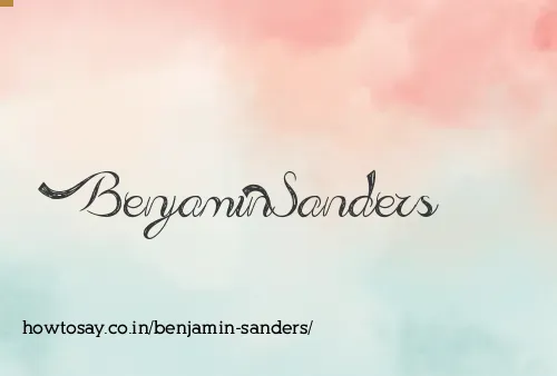 Benjamin Sanders