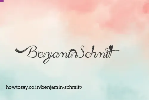 Benjamin Schmitt