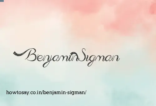 Benjamin Sigman