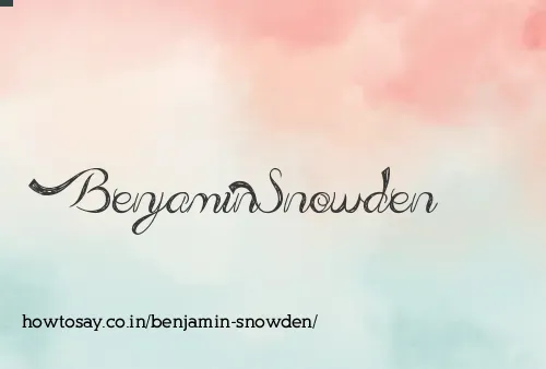 Benjamin Snowden