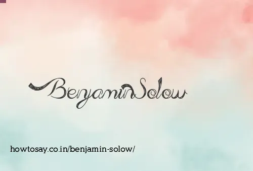 Benjamin Solow