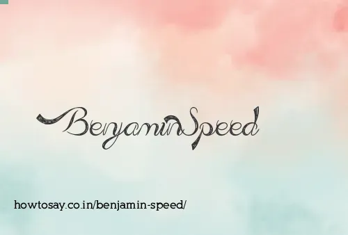 Benjamin Speed