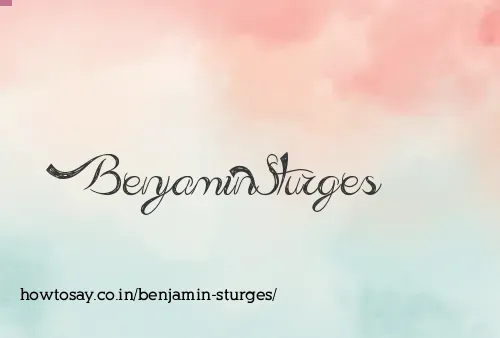 Benjamin Sturges