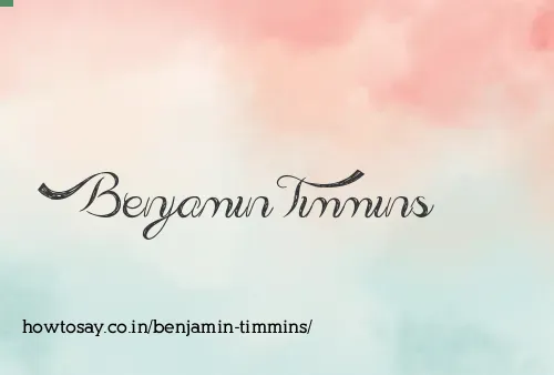 Benjamin Timmins