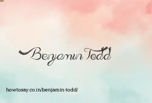 Benjamin Todd