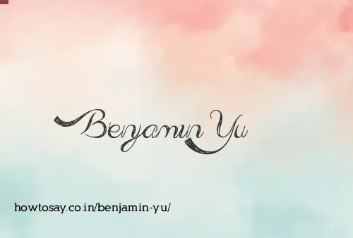Benjamin Yu