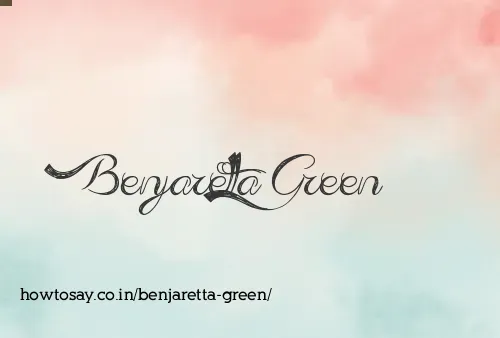 Benjaretta Green