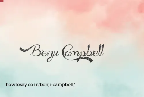 Benji Campbell