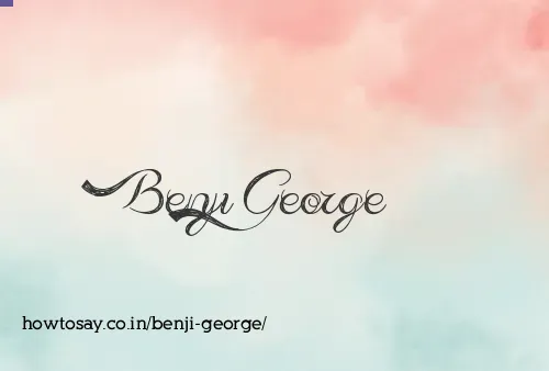 Benji George