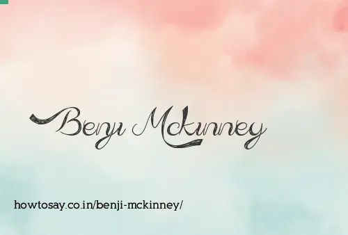 Benji Mckinney