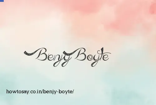Benjy Boyte