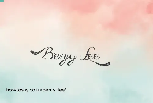 Benjy Lee