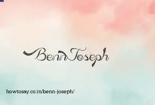 Benn Joseph