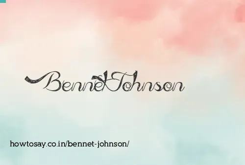 Bennet Johnson