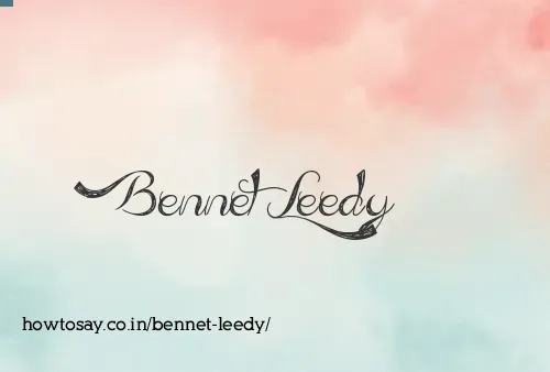 Bennet Leedy