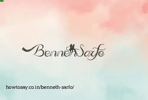Benneth Sarfo