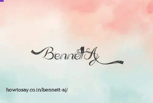 Bennett Aj